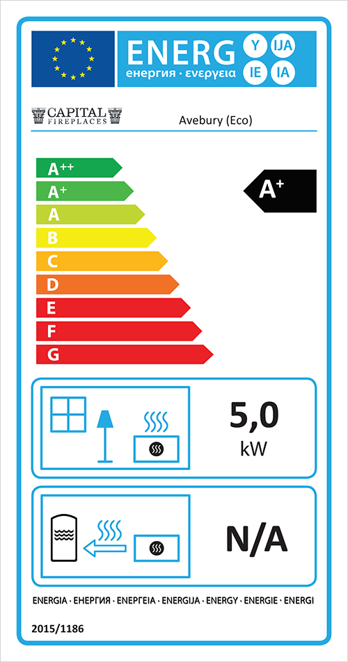 Avebury ECO Stove Energy Label