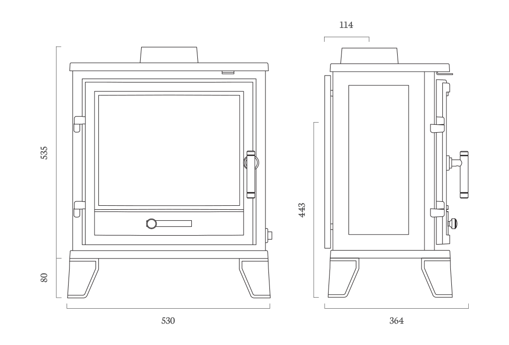 The Bassington ECO dimensions