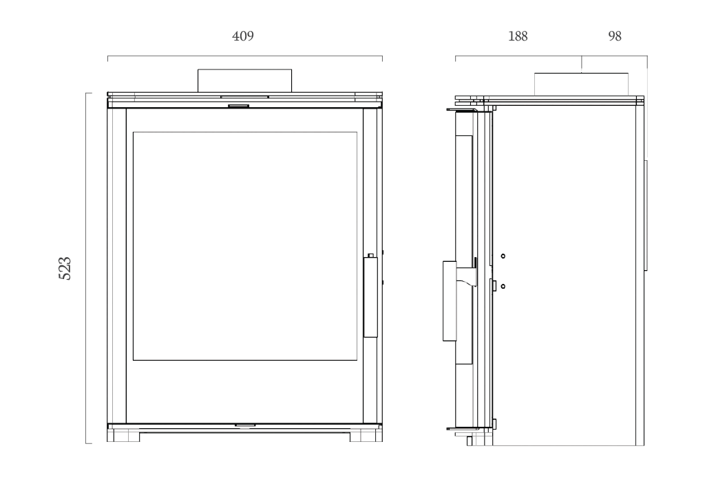 Panamera ECO 2022 Stove Dimensions