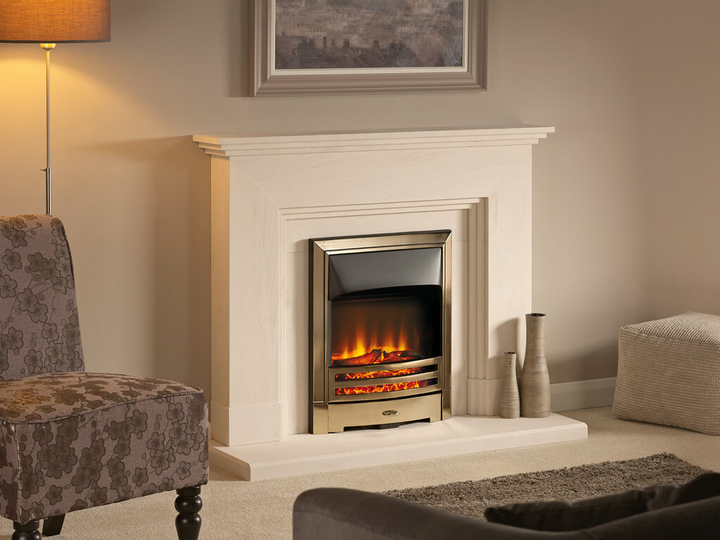 Natural Stone Fireplace Suite Dalton Portuguese Limestone