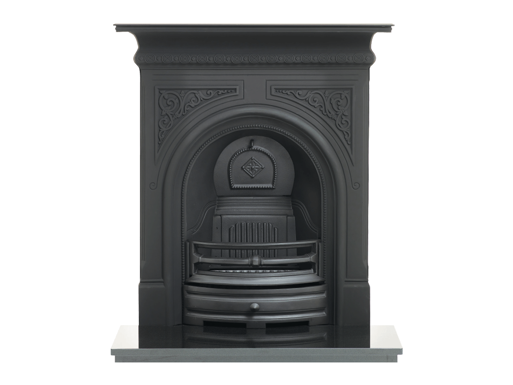 Greenock Black Cast Iron Combination Fireplace