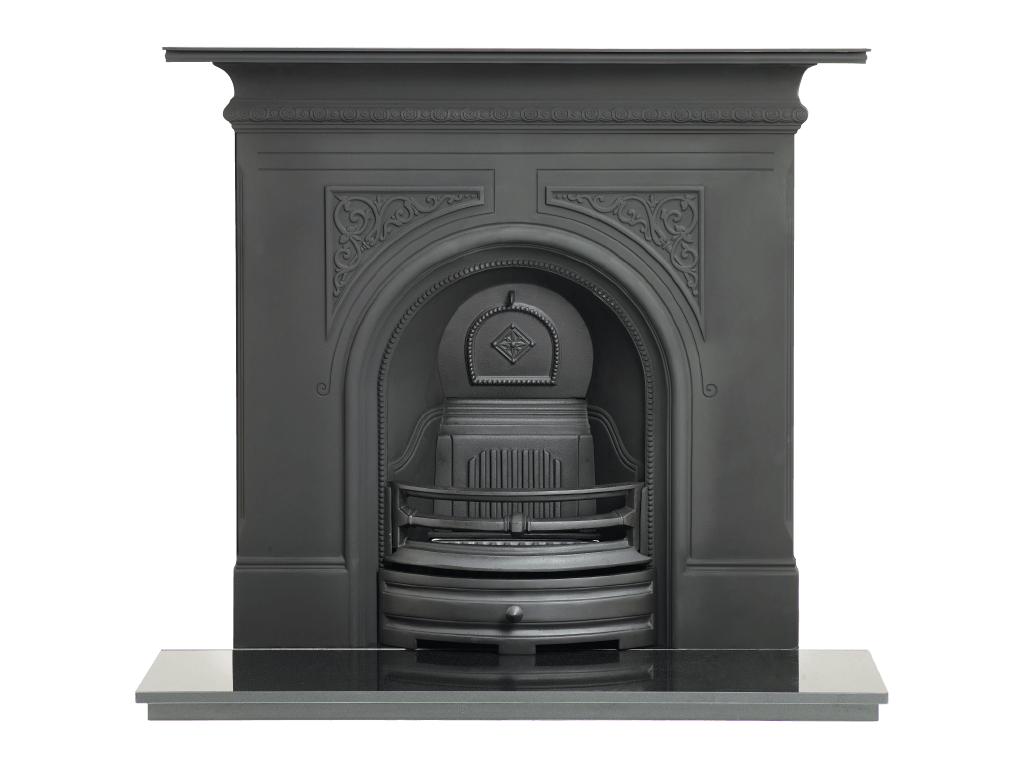 Sydenham Black Cast Iron Combination Fireplace