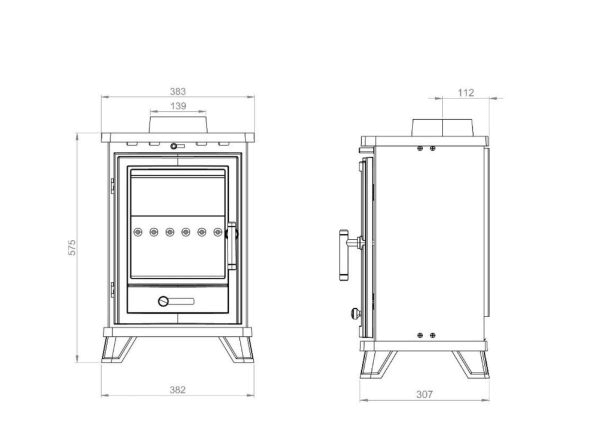 Bassington Compact Dimensions